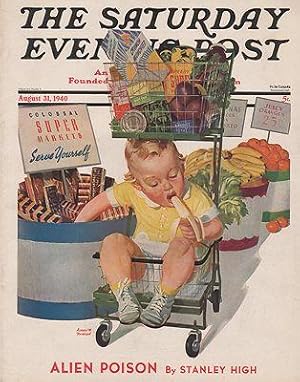 Seller image for ORIG. VINTAGE MAGAZINE COVER/ SATURDAY EVENING POST - AUGUST 31 1940 for sale by Monroe Street Books