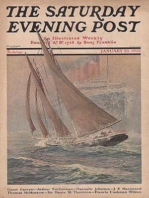 Seller image for ORIG. VINTAGE MAGAZINE COVER/ SATURDAY EVENING POST - JANUARY 23 1932 for sale by Monroe Street Books