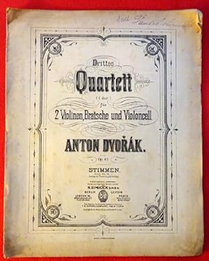 Drittes Quartett (C dur) für zwei Violinen, Bratsche und Violoncello Op. 61 (Violino I)