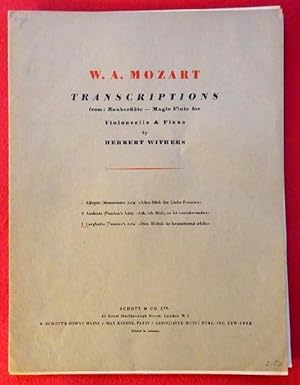 Transcriptions from: Zauberflöte - Magie flute for Violoncello & Piano. 3. Larghetto (Tamino's Ar...