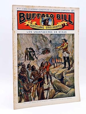 BUFFALO BILL. AVENTURA EMOCIONANTES 9. LOS USURPADORES DE MINAS Sopena, Circa 1900