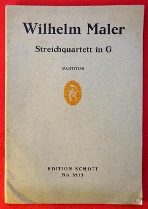 Immagine del venditore per Streichquartett in G fr zwei Violinen, Bratsche und Violoncello (Partitur) venduto da ANTIQUARIAT H. EPPLER