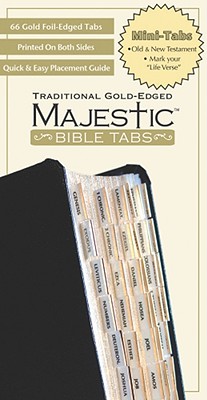 Bild des Verkufers fr Majestic Bible Tabs, Traditional Gold-Edged, Mini (Shrink-Wrapped Pack) zum Verkauf von BargainBookStores