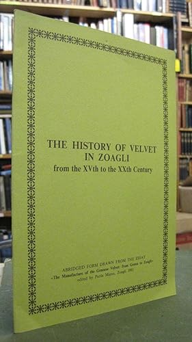 The History of Velvet in Zoagli: from the XVth the XXth Century