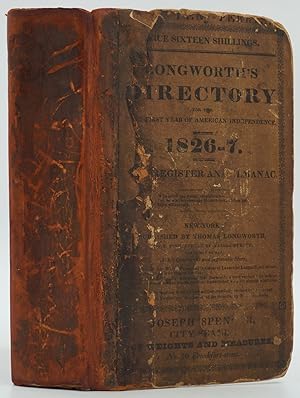 Longworth's American Almanac, New-York Register and City Directory for the Fifty-First Year of Am...