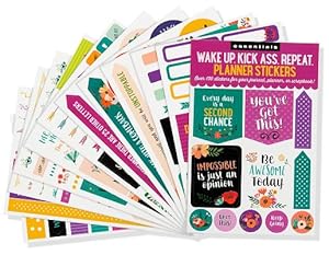 Seller image for Essentials Wake Up, Kick Ass, Repeat. Planner Stickers (Paperback or Softback) for sale by BargainBookStores