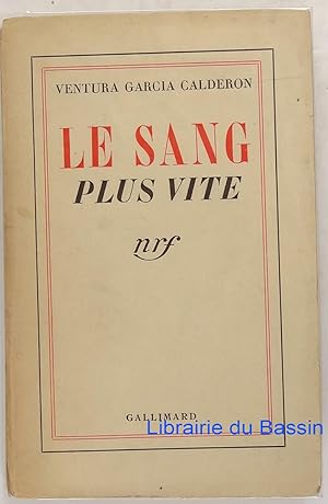 Imagen del vendedor de Le sang plus vite a la venta por Librairie du Bassin