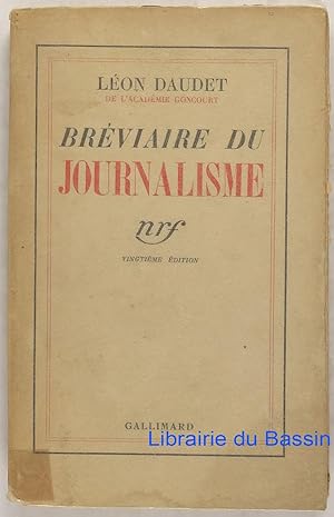 Image du vendeur pour Brviaire du journalisme mis en vente par Librairie du Bassin