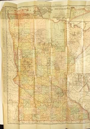 Indexed county and township pocket map and shippers' guide of Minnesota accompanied by a new and ...