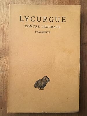 Imagen del vendedor de Contre Locrate, Fragments a la venta por Librairie des Possibles
