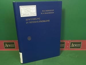 Imagen del vendedor de Einfhrung in Minimax-Probleme. (= Mathematik und ihre Anwendungen in Physik und Technik, Band 35). a la venta por Antiquariat Deinbacher