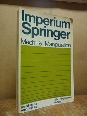 Imperium Springer - Macht und Manipulation,