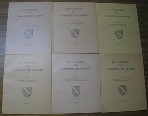 Les armoiries des communes du Bas - Rhin. Complete en 6 tomes. 1) Chefs lieux de cantons. 2) Comm...