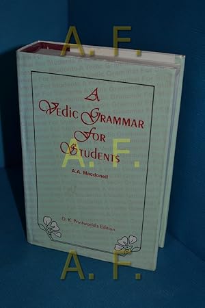 Seller image for A Verdic Grammar for Students for sale by Antiquarische Fundgrube e.U.