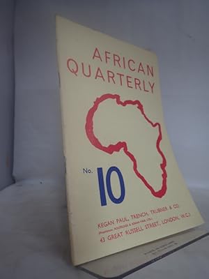 African Quarterly: No 10 (March 1966)