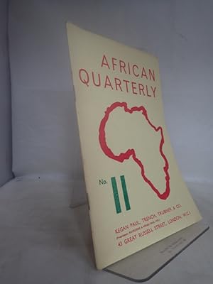 African Quarterly: No 11 (July 1966)