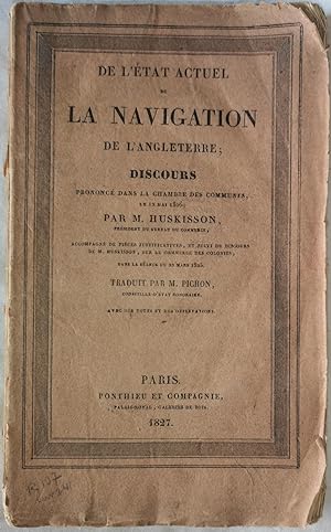 De lÉtat Actuel de la Navigation de lAngleterre ; Discours prononcé dans la chambre des commune...