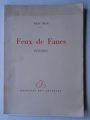 Seller image for Feux de Fanes. Pomes. (Presentation copy). for sale by Carmichael Alonso Libros