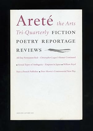 Bild des Verkufers fr Aret (issue six, Autumn 2001): The Arts Tri-quarterly: Fiction, Poetry, Reportage, Reviews zum Verkauf von Orlando Booksellers