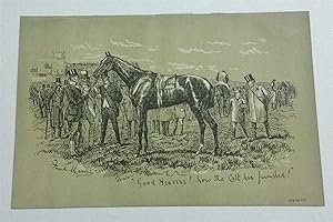 Imagen del vendedor de How the Colt has Furnished c.1885 Horse Racing Litho Print a la venta por Maynard & Bradley