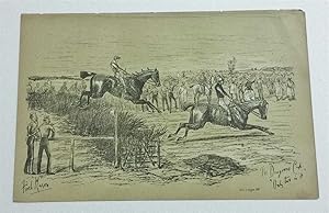 Imagen del vendedor de The Dragoons Cup c.1885 Horse Racing Litho Print a la venta por Maynard & Bradley