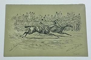 Imagen del vendedor de 100 to 1 on Bend Oz c.1885 Horse Racing Litho Print a la venta por Maynard & Bradley