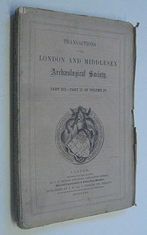 Transactions of London & Middlesex Archaeological Society Part XII