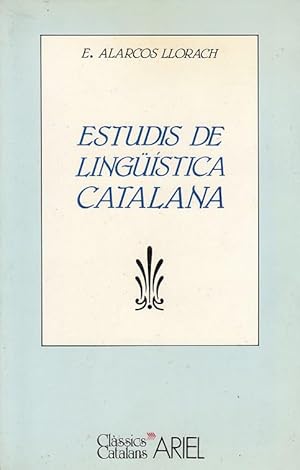 ESTUDIS DE LINGÜÍSTICA CATALANA