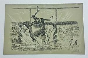 Imagen del vendedor de Mr Mutt Prefers the Bridge c.1885 Horse Litho Print a la venta por Maynard & Bradley