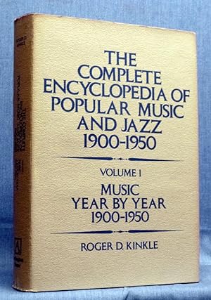 Bild des Verkufers fr The Complete Encyclopedia of Popular Music and Jazz, 1900-1950 (Volumes 1-4) zum Verkauf von Dennis McCarty Bookseller