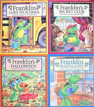 Seller image for Lot of Ren Franklin Books: Includes- Wants a Pet, Halloween, Secret Club, Hgoes to School, Hurry Up, Fibs, Goes to Day Camp, And the Tooth Fairy, In rhe dark and New Friend for sale by Ken Jackson