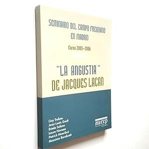 Imagen del vendedor de Seminario del campo freudiano en Madrid: "La angustia de Jacques Lacan" Tomo I (Curso 2005-2006) a la venta por MAUTALOS LIBRERA