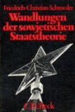 Seller image for Wandlungen der sowjetischen Staatstheorie : mit e. Textanh. Beck'sche schwarze Reihe for sale by NEPO UG