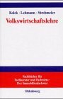 Bild des Verkufers fr Volkswirtschaftslehre. von Gregor Volck, Karen Lehmann und Simone Strohmeier, Fachbcher fr Fachberater und Fachwirte : der Immobilienfachwirt zum Verkauf von NEPO UG