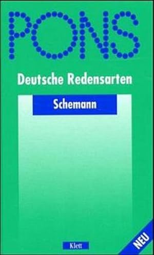 Seller image for PONS Schemann Deutsche Redensarten for sale by NEPO UG