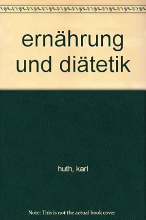 Bild des Verk�ufers f�r Ern�hrung und Di�tetik. UTB zum Verkauf von NEPO UG
