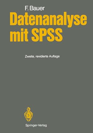 Bild des Verkufers fr Datenanalyse mit SPSS. zum Verkauf von NEPO UG