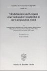 Seller image for Mglichkeiten und Grenzen einer nationalen Sozialpolitik in der Europischen Union. for sale by NEPO UG