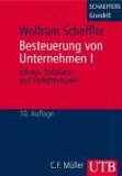 Bild des Verkufers fr Besteuerung von Unternehmen I. Ertrag-, Substanz- und Verkehrsteuern: BD I zum Verkauf von NEPO UG