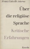 Seller image for ber die religise Sprache for sale by NEPO UG