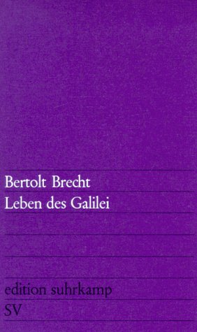 Bild des Verkufers fr Leben des Galilei : Schauspiel. [Mitarb.: Margarete Steffin], Edition Suhrkamp ; 1 zum Verkauf von NEPO UG