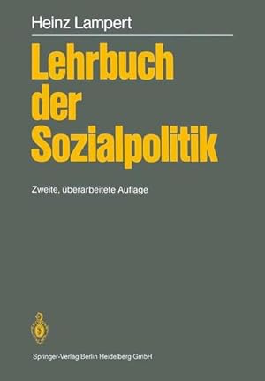 Seller image for Lehrbuch der Sozialpolitik for sale by NEPO UG