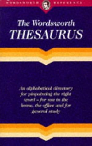 Bild des Verkufers fr The Wordsworth Thesaurus (Wordsworth Reference) zum Verkauf von NEPO UG
