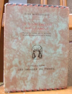 Seller image for UN DESIR FRUSTRE MIME L'AMOUR. Portrait de l'auteur par L. Madrassi. Eaux-fortes originales et bois de Simeon for sale by LLIBRES del SENDERI