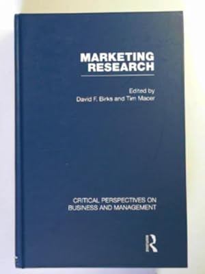 Seller image for Marketing research: critical perspectives on business and management, volue II: qualitative marketing research: approaches, techniques and analysis for sale by Cotswold Internet Books