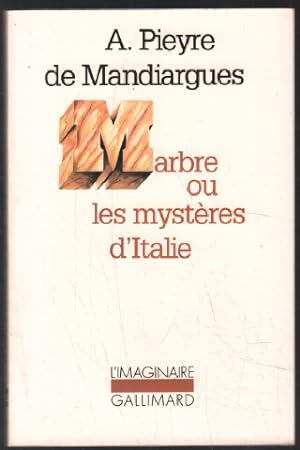 Seller image for Marbre ou Les mystres d'Italie for sale by librairie philippe arnaiz