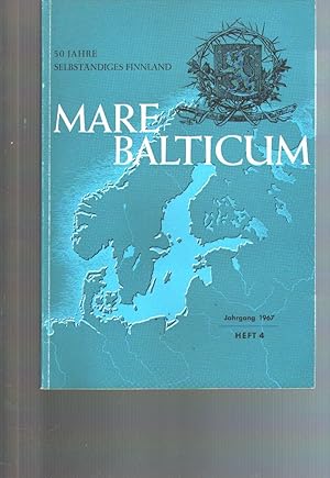 Mare Balticum Heft 4 Jahrgang 1967 50 Jahre selbstständiges Finnland