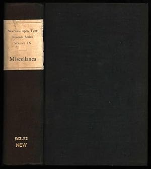 A Volume of Miscellanea. Volume IX for the Year 1929