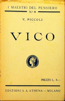 Imagen del vendedor de Vico. a la venta por Libreria La Fenice di Pietro Freggio