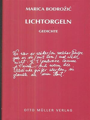 Bild des Verkufers fr Lichtorgeln: Gedichte zum Verkauf von Librodifaccia